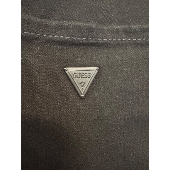 Guess 1981 Skinny Jeans Roxbury Rinse Wash Size 30 RG Black Denim New With Tags - Picture 7 of 9